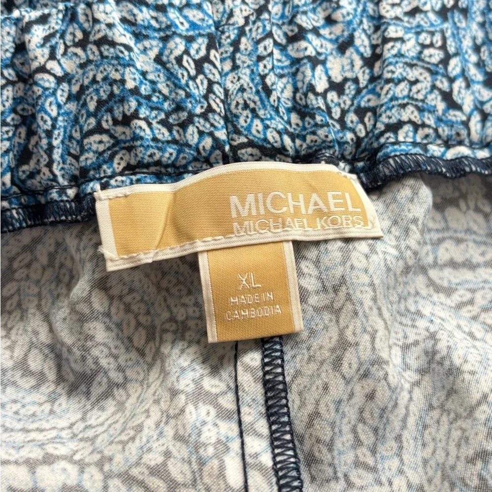 MICHAEL Michael Kors Woman Drawstring Wide Leg Cropped Pants Size:XL